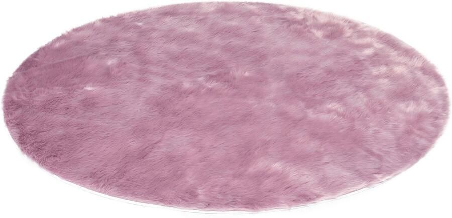 My home Hoogpolig vloerkleed Valeska vachtvloerkleed Imitatiebont zachte vloerkleden woonkamer slaapkamer eetkamer - Foto 6