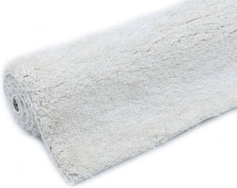 My home Hoogpolige loper Malin Unikleuren licht glanzend bijzonder zacht door microvezel - Foto 3