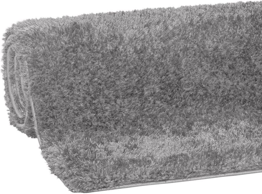 My home Hoogpolige loper Malin Unikleuren licht glanzend bijzonder zacht door microvezel - Foto 5