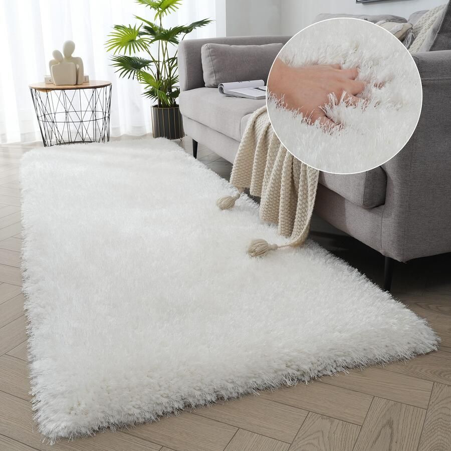 My home Hoogpolige loper Micro exclusieve tapijt zeer hoge pool zacht door microvezel - Foto 1