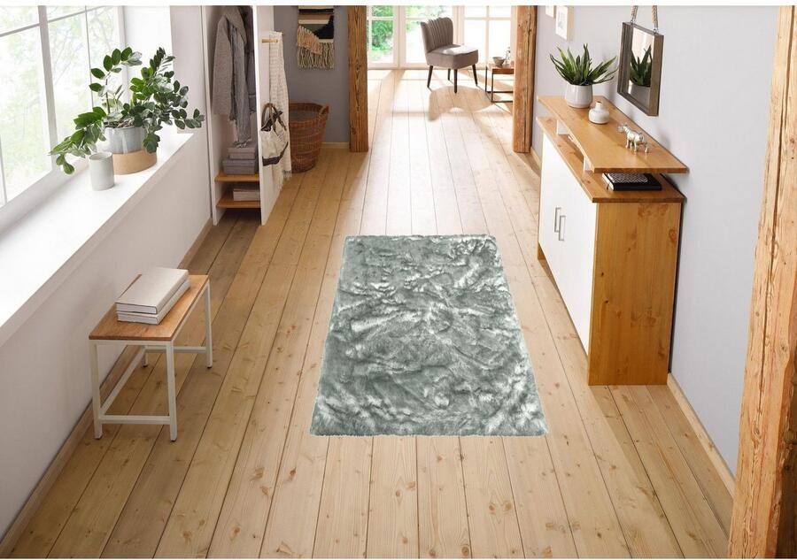 My home Hoogpolige loper Sammo Imitatiebont felle kleuren bijzonder zacht heerlijk zacht vloerkleed