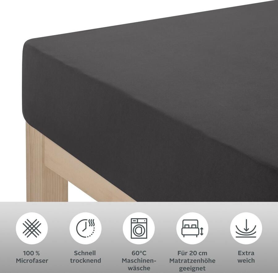 My home Laken Desner Microfiber voor matrassen tot 20 cm hoogte 100% polyester beddengoed - Foto 7
