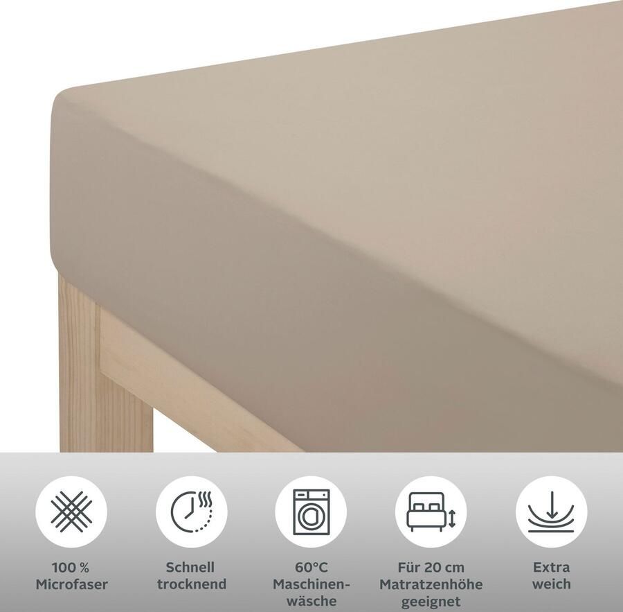 My home Laken Desner Microfiber voor matrassen tot 20 cm hoogte 100% polyester beddengoed - Foto 7