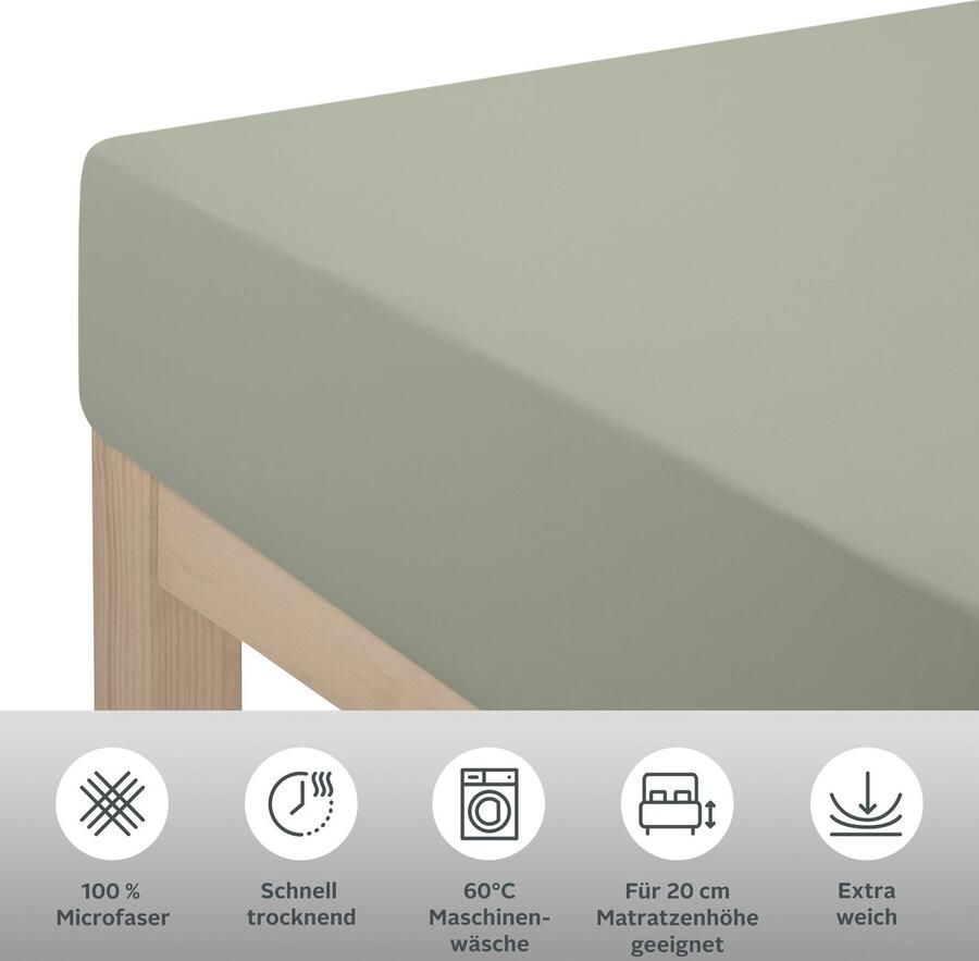 My home Laken Desner Microfiber voor matrassen tot 20 cm hoogte 100% polyester beddengoed - Foto 7