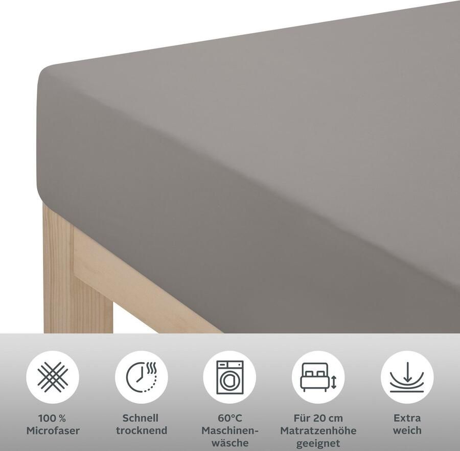 My home Laken Desner Microfiber voor matrassen tot 20 cm hoogte 100% polyester beddengoed - Foto 7
