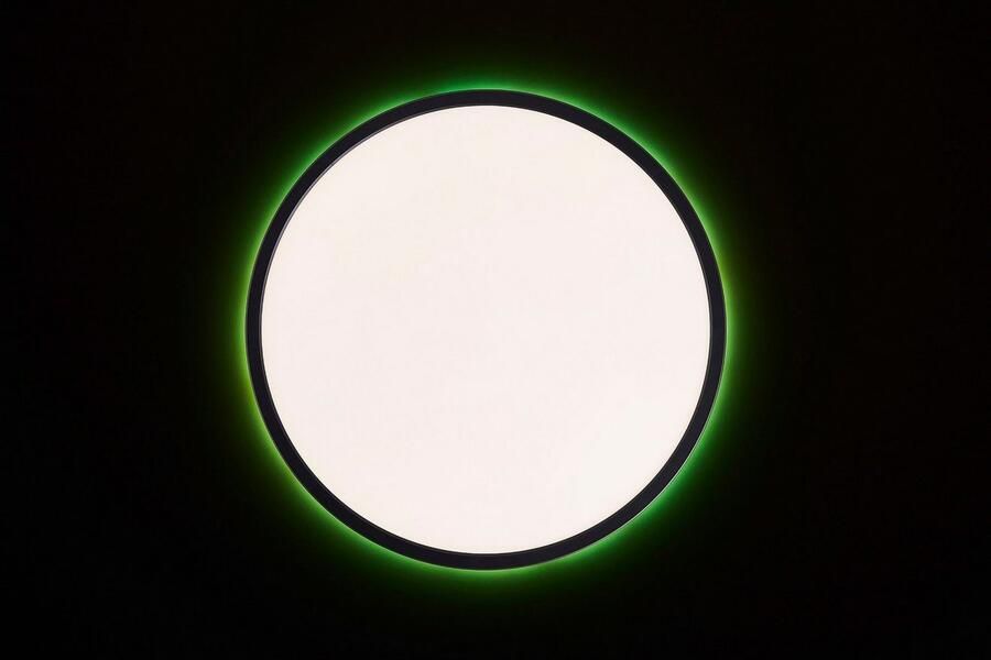 My home Led-plafondlamp Elliot Ø 42 cm 2400 lumen 3000-6500 Kelvin wit zwart (1 stuk) - Foto 3