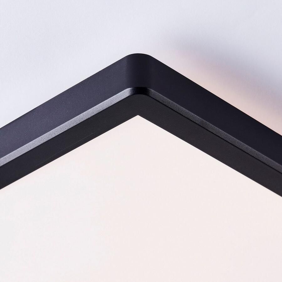 My home Led-plafondlamp Elliot 42 x 42 cm 2500 lumen 3000-6500 kelvin wit zwart (1 stuk) - Foto 3