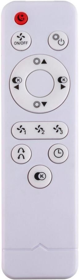 My home Led-plafondlamp Leccio Plafondventilator Plafondlamp ventilator 3 standen links-rechts draaien Ø 58 cm (1 stuk) - Foto 7