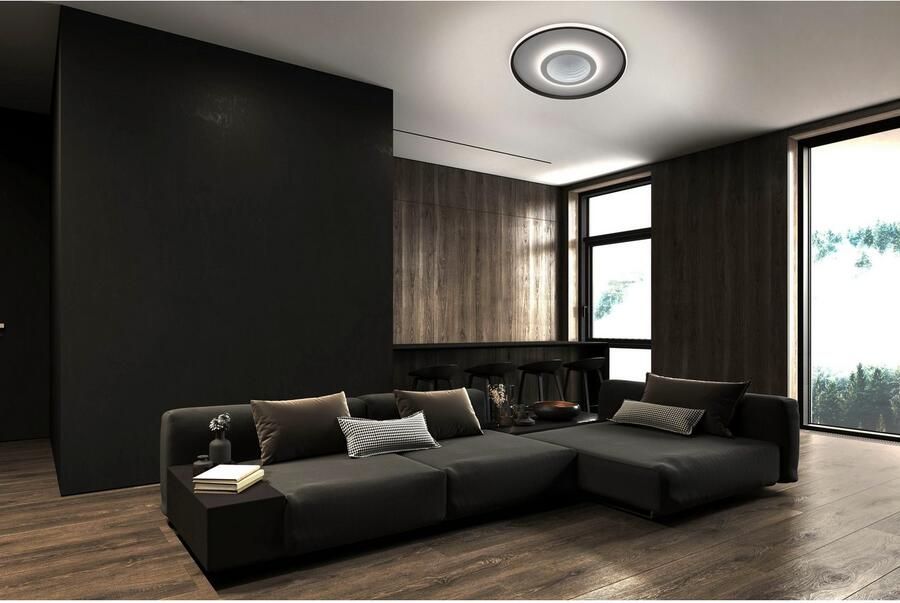 My home Led-plafondlamp Mona plafondlamp met Infinity 3D effect D: 50 cm dimbaar incl. geheugen CCT afstandsbediening 40W Tunnel Mirror (1 stuk) - Foto 9