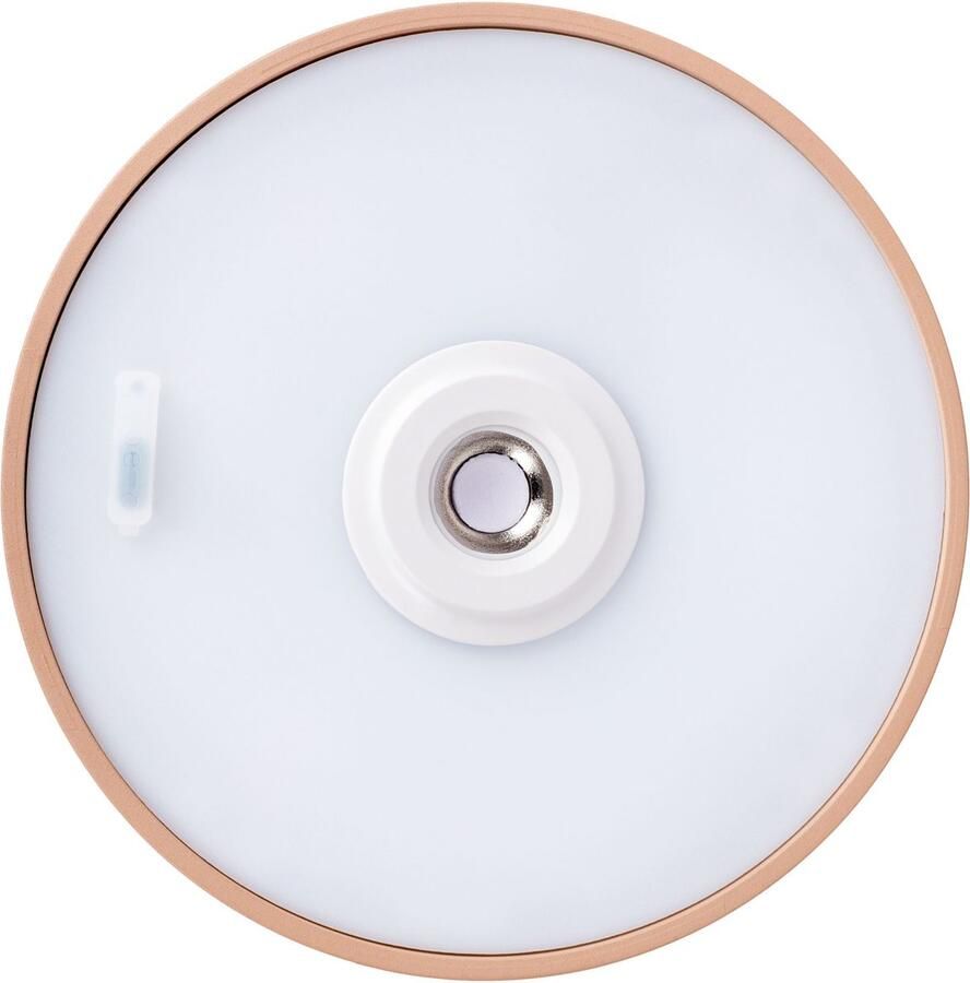 My home Led-tafellamp Charmont met houten voet afneembare hoofdkant als hanglamp te gebruiken oplaadbaar incl. accu + usb-kabel hoofdeinde magnetisch afneembaar hout (1 stuk) - Foto 3