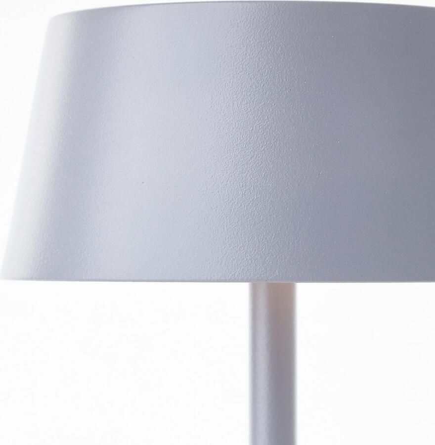 My home Led-tafellamp voor buiten Ocki tafellamp met zonne-energie en accu LED solar 4 W 300 lm 3000 K dimbaar USB oplaadbaar binnen & buiten (1 stuk) - Foto 3