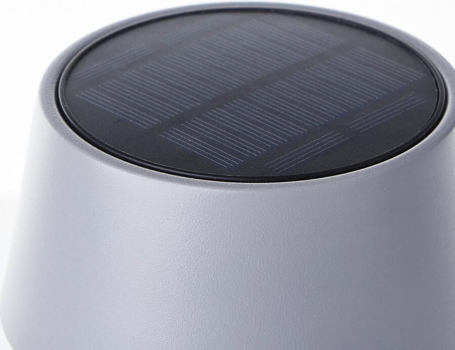 My home Led-tafellamp voor buiten Ocki tafellamp met zonne-energie en accu LED solar 4 W 300 lm 3000 K dimbaar USB oplaadbaar binnen & buiten (1 stuk) - Foto 5