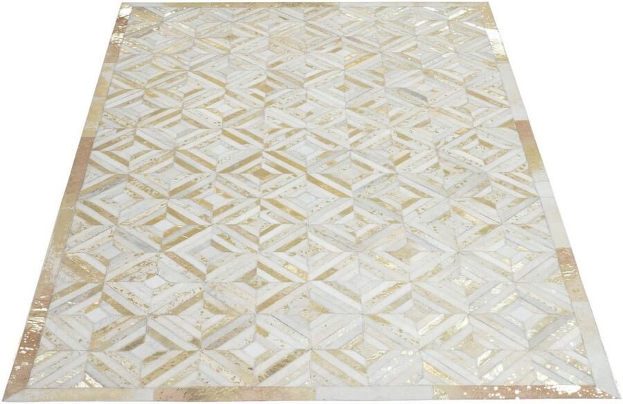 Kayoom Vloerkleed Spark 410 100% leer uniek pluisvrij geschikt voor allergieën & vloerverwarming - Foto 8