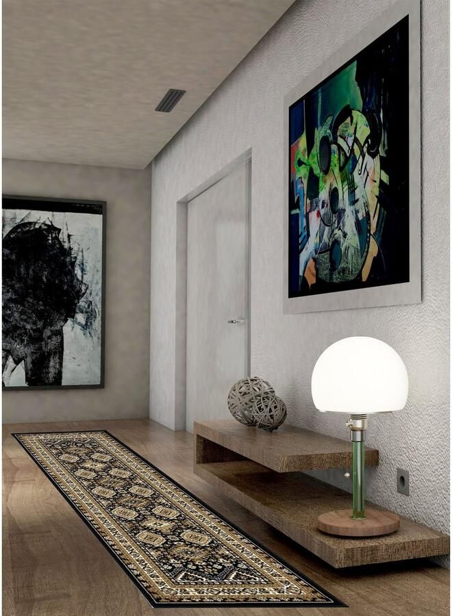 My home Loper Diantha Oriënt-look met randdessin loper brug korte pool elegant - Foto 5