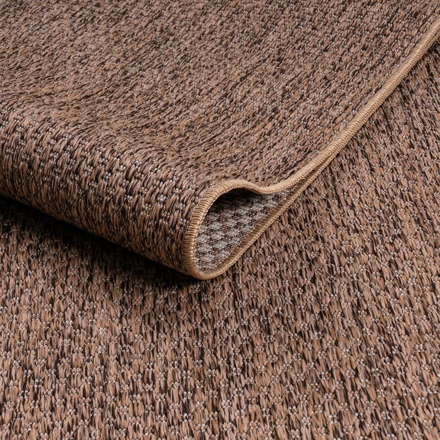 My home Loper Rhodos Geschikt voor buiten sisal-look weerbestendig & uv-bestendig tweezijdig te gebruiken kleed