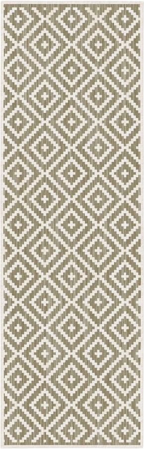 My home Loper Ronda tweezijdig te gebruiken kleed Sisal-look platweefsel in- en outdoor geometrisch boho design - Foto 6