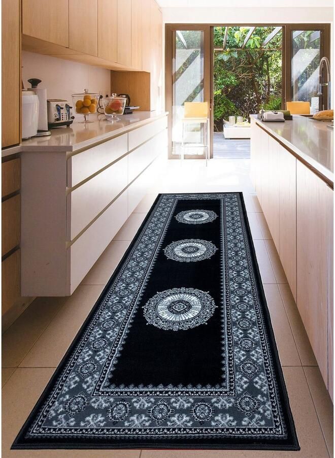 My home Loper Shari Made in Belgium Tapijtloper oriëntlook kortpolig zacht onderhoudsvriendelijk - Foto 5