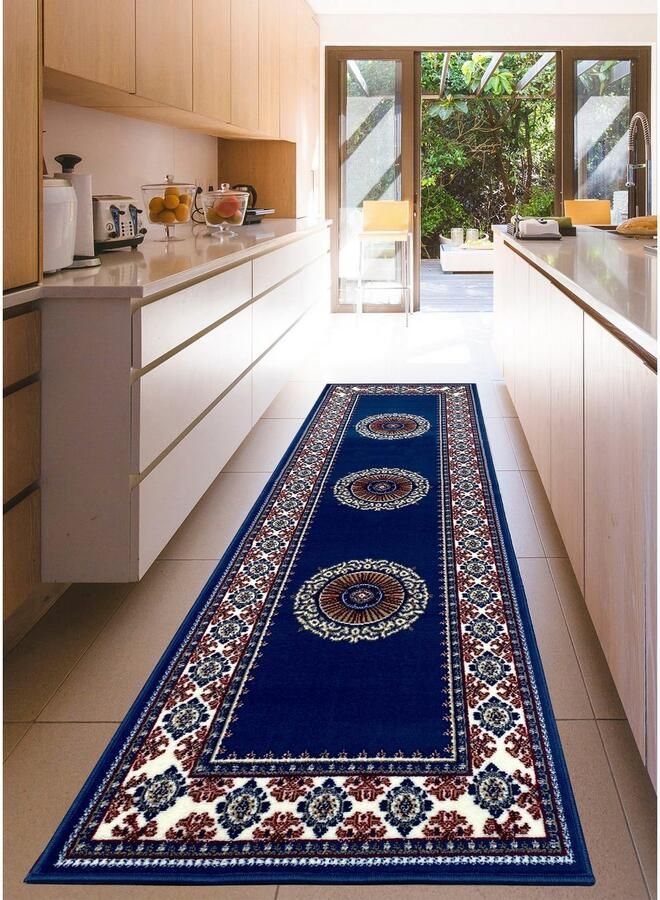 My home Loper Shari Made in Belgium Tapijtloper oriëntlook kortpolig zacht onderhoudsvriendelijk - Foto 5