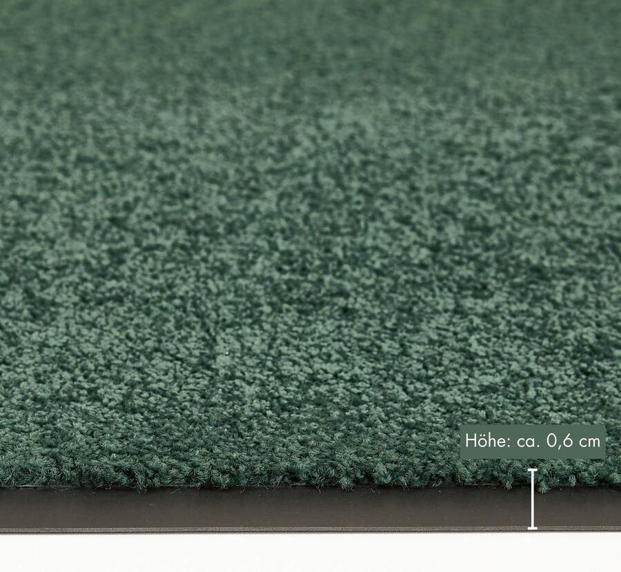 My home Mat Emil Made in Netherlands Vuilvangmat uni kleuren antislip wasbaar (handwas) - Foto 6