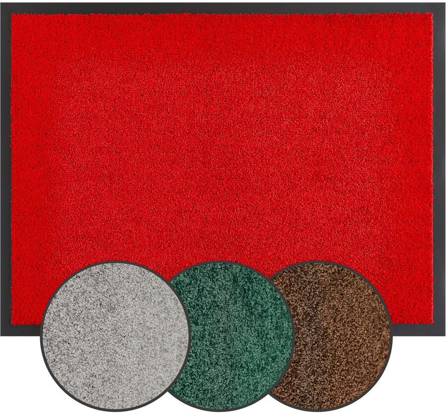 My home Mat Emil Made in Netherlands Vuilvangmat uni kleuren antislip wasbaar (handwas) - Foto 4
