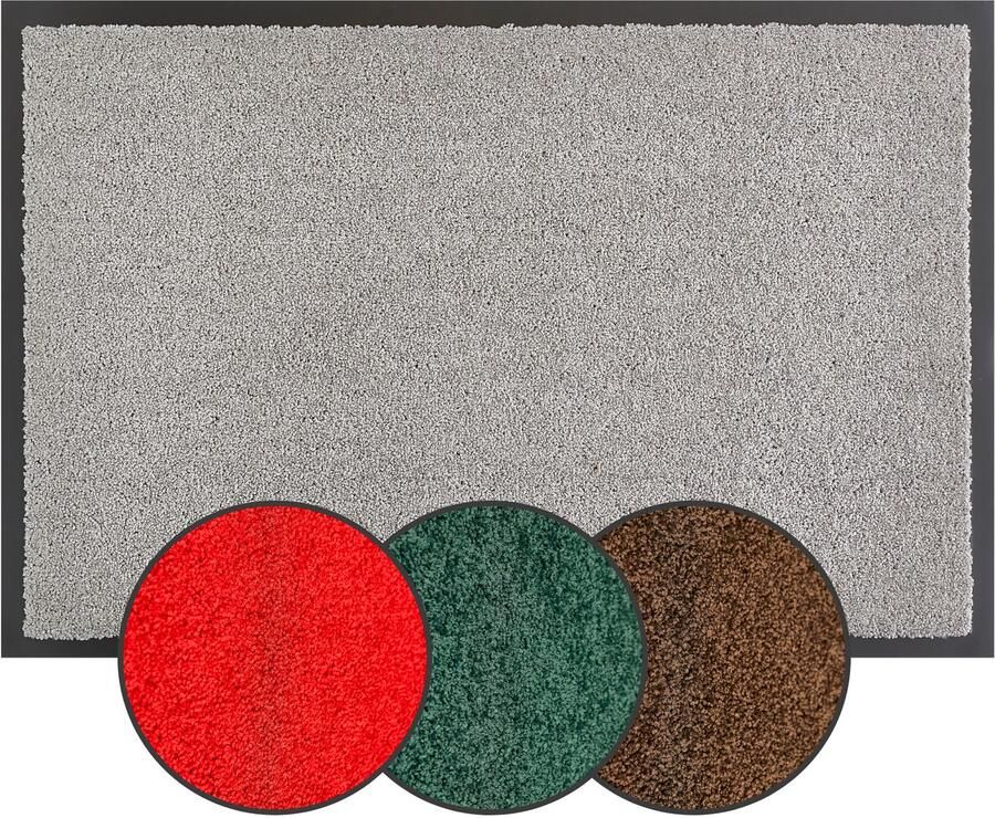 My home Mat Emil Made in Netherlands Vuilvangmat uni kleuren antislip wasbaar (handwas) - Foto 6
