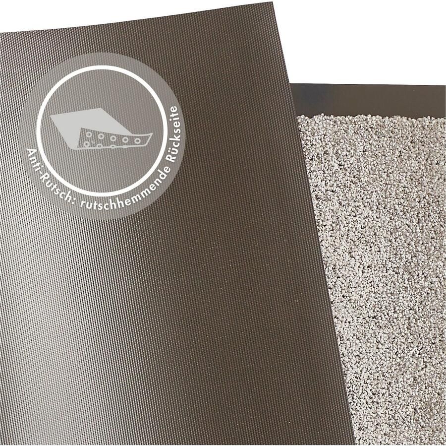 My home Mat Emil Made in Netherlands Vuilvangmat uni kleuren antislip wasbaar (handwas) - Foto 3