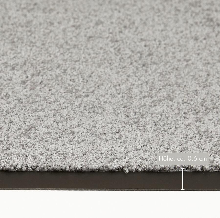 My home Mat Emil Made in Netherlands Vuilvangmat uni kleuren antislip wasbaar (handwas) - Foto 4