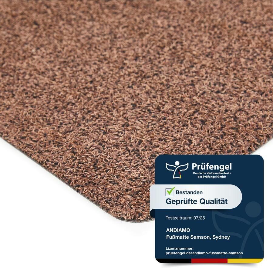 My home Mat Sydney Made in Netherlands Vuilafstotende mat gemêleerde look antislip voor binnen en buiten - Foto 3