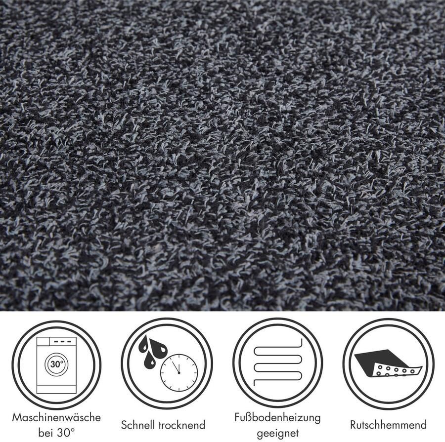 My home Mat Sydney Made in Netherlands Vuilafstotende mat gemêleerde look antislip voor binnen en buiten - Foto 3