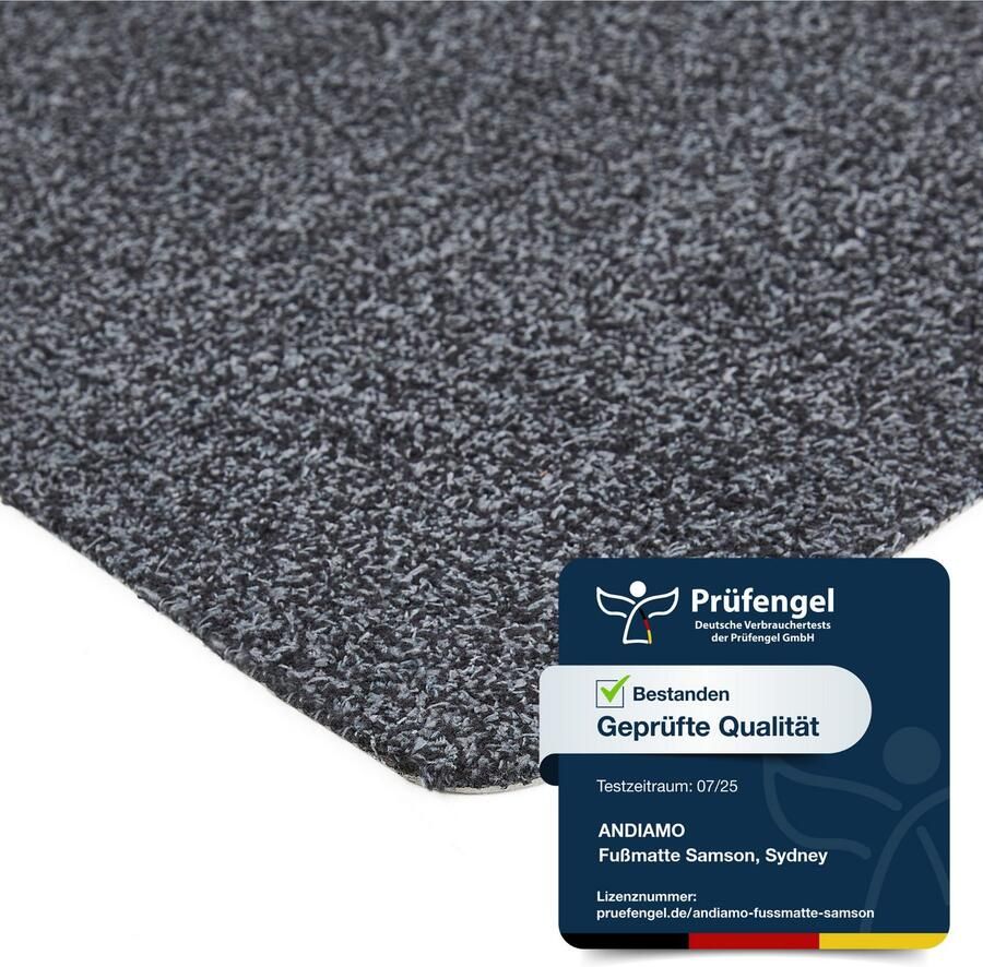 My home Mat Sydney Made in Netherlands Vuilafstotende mat gemêleerde look antislip voor binnen en buiten - Foto 4