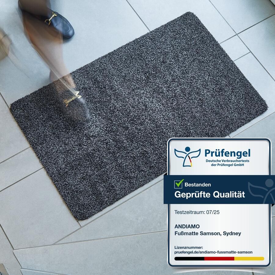 My home Mat Sydney Made in Netherlands Vuilafstotende mat gemêleerde look antislip voor binnen en buiten
