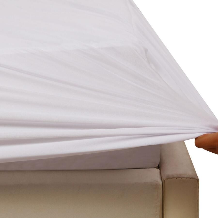 My home Matrasbeschermer Fynny NIEUWE bekleding 90x200 cm 140x200 cm en andere maten Matrasbeschermer met rondom elastiek wasbaar tot 95° waterdicht