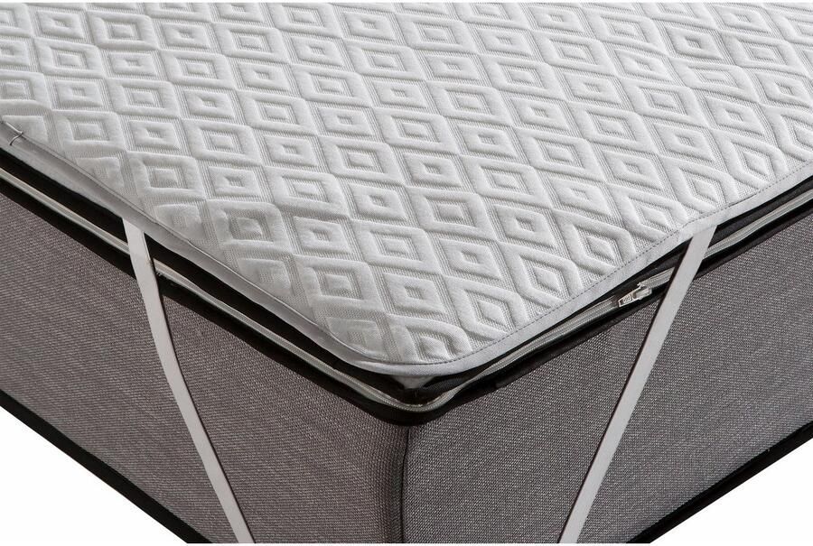 My home Matrasdek Rhomber matras 90x200 cm 140x200 cm en andere maten waterdicht