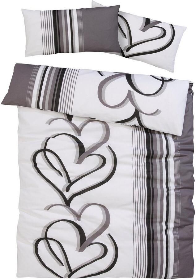 My home Overtrekset Area in mt. 135x200 of 155x220 cm Dekbedovertrek in verschillende kwaliteiten (2-delig) - Foto 4