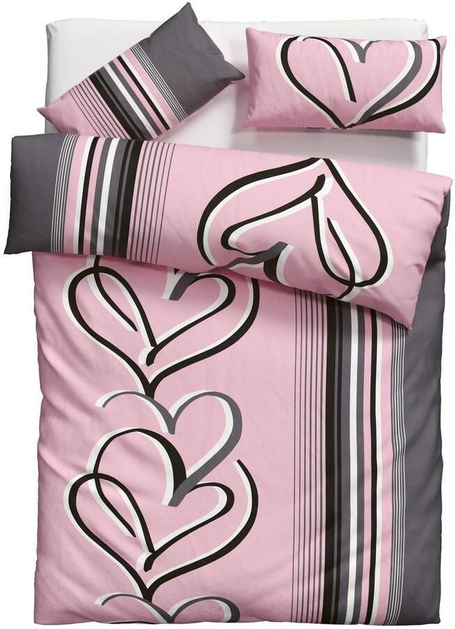 My home Overtrekset Area in mt. 135x200 of 155x220 cm Dekbedovertrek in verschillende kwaliteiten (2-delig) - Foto 6