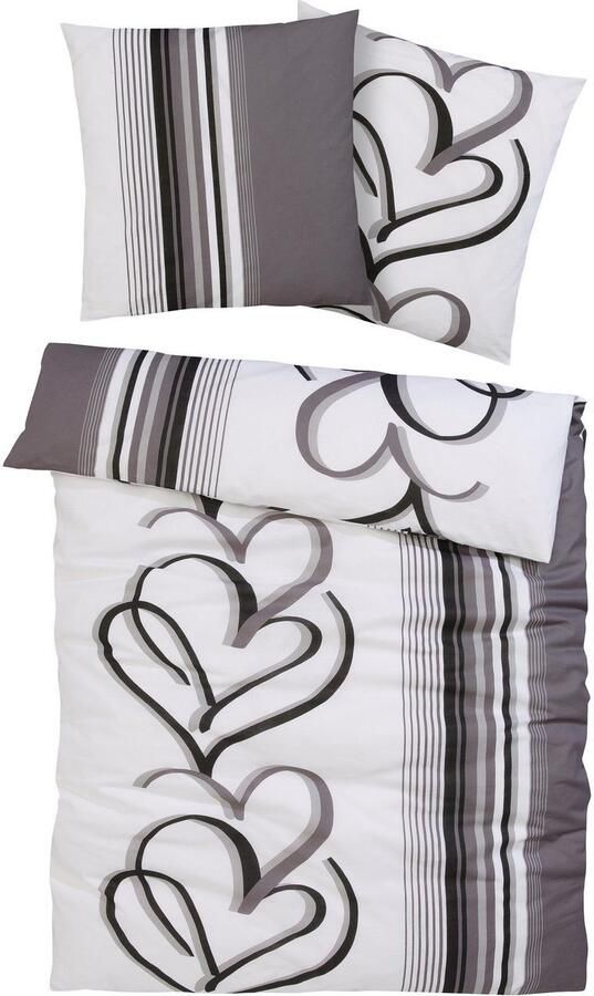 My home Overtrekset Area in mt. 135x200 of 155x220 cm Dekbedovertrek in verschillende kwaliteiten (2-delig) - Foto 5