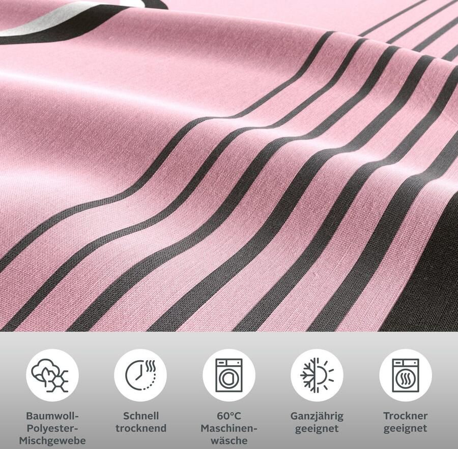 My home Overtrekset Area in mt. 135x200 of 155x220 cm Dekbedovertrek in verschillende kwaliteiten (2-delig) - Foto 3