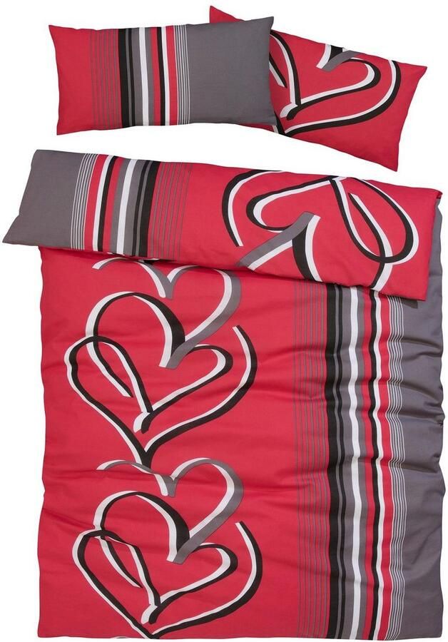 My home Overtrekset Area in mt. 135x200 of 155x220 cm Dekbedovertrek in verschillende kwaliteiten (2-delig) - Foto 4