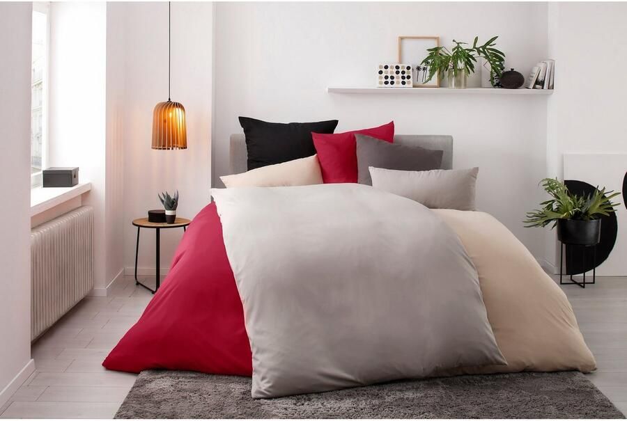 My home Overtrekset Desner Premium kwaliteit 100 % polyester zeer zacht uni vanaf 135x200 cm - Foto 4