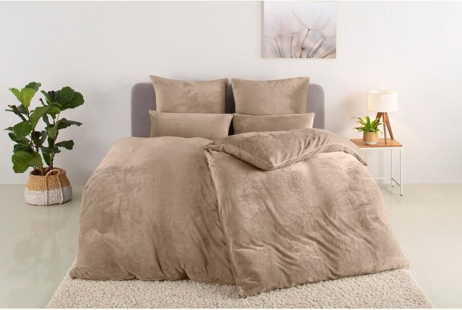 My home Overtrekset DESNER3 Beddengoed met rits cashmere-touch knuffelig & zacht - Foto 5