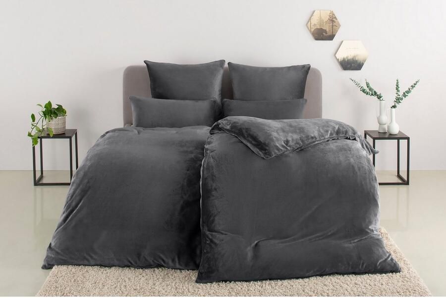 My home Overtrekset DESNER3 Beddengoed met rits cashmere-touch knuffelig & zacht - Foto 5