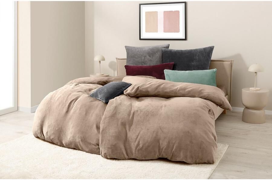 My home Overtrekset DESNER3 Beddengoed met rits cashmere-touch knuffelig & zacht - Foto 8