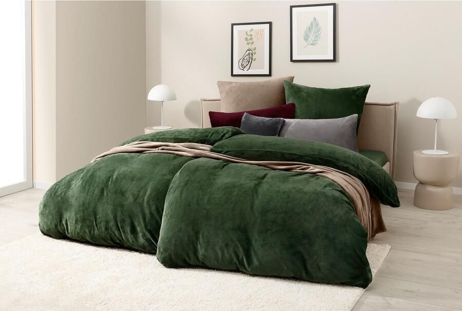 My home Overtrekset DESNER3 Beddengoed met rits cashmere-touch knuffelig & zacht - Foto 6