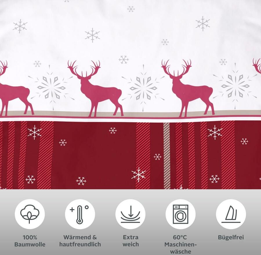 My home Overtrekset Wenda van polycotton (verkoelend) + fijnflanel (warm 100% katoen) (2-delig) - Foto 4