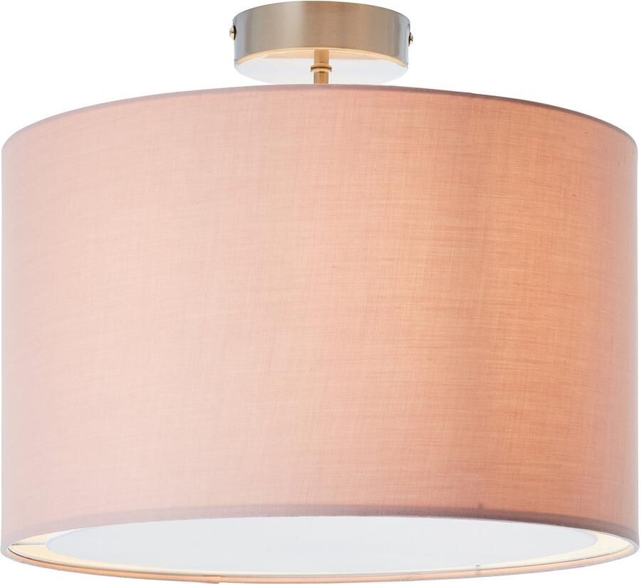 My home Plafondlamp Lüchte Plafondlamp met stof kap ø 40 cm hoogte 32 cm - Foto 5