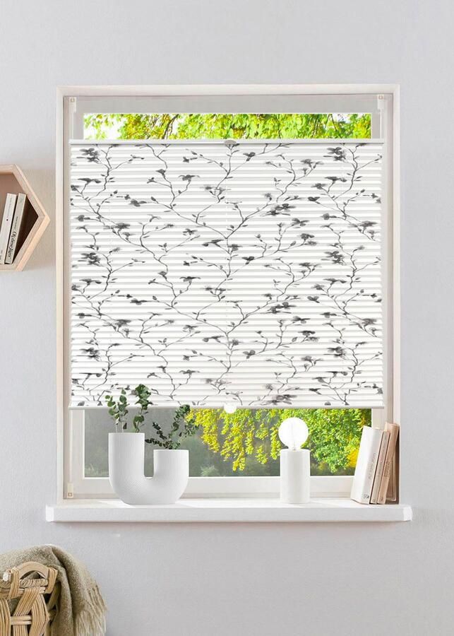 My home Plissé Minna in vaste maat met bloemprint klemband nieuwe uitgave! (1 stuk)