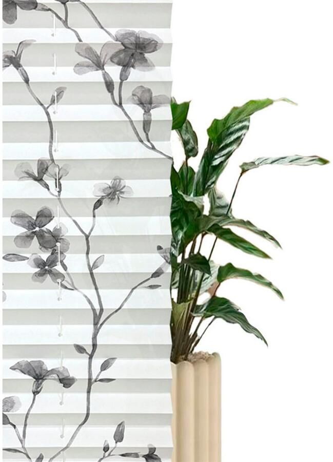My home Plissé Minna in vaste maat met bloemprint klemband nieuwe uitgave! (1 stuk) - Foto 5