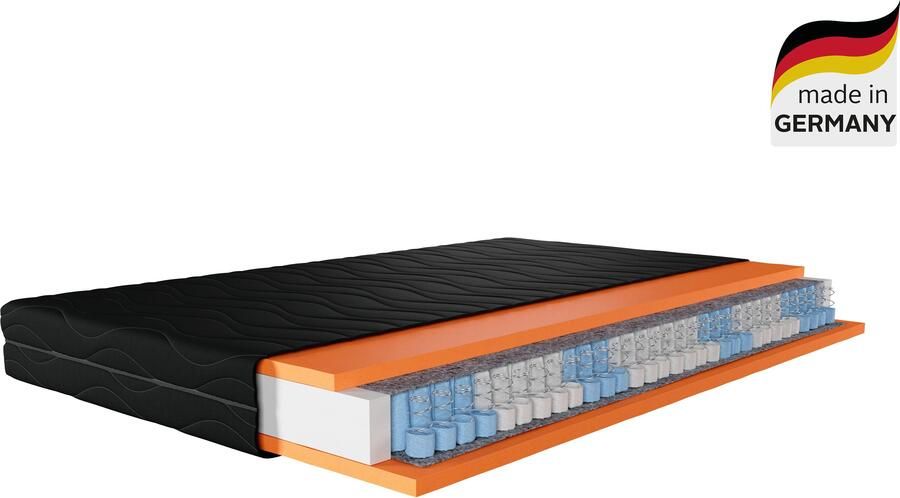 My home Pocketveringsmatras Black Diamond comfort matras 90x200 140x200 cm & andere afmetingen hoogte 20 cm - Foto 7