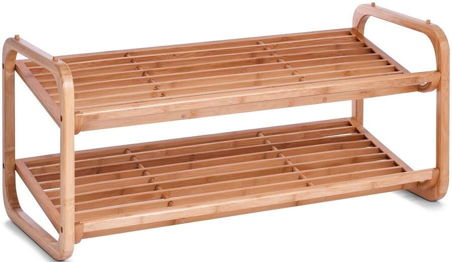 Zeller Present Schoenenrek hout stapelbaar E-12-1-CHout Stapelbaar & Duurzaam - Foto 2