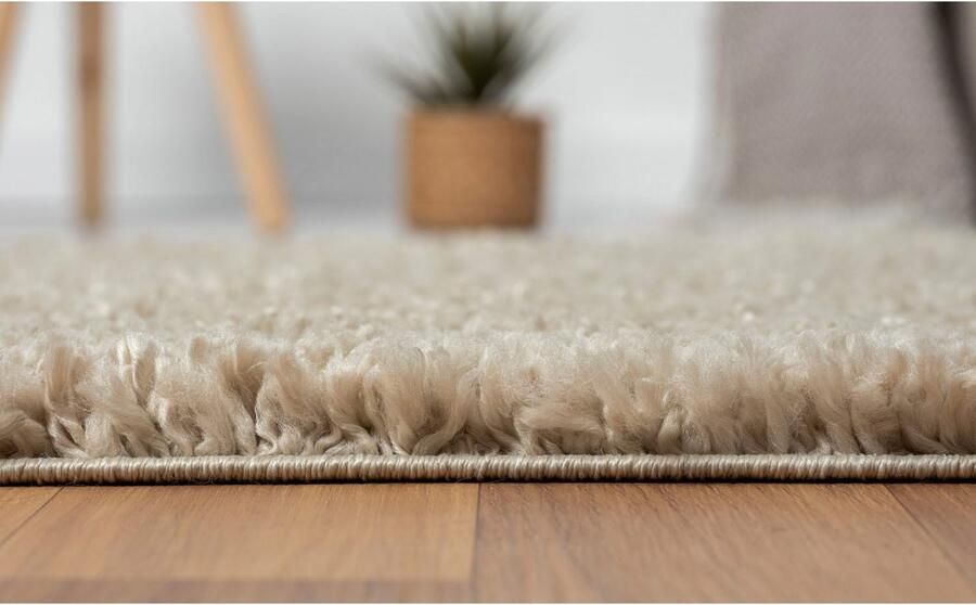 Myflair Möbel & Accessoires Set slaapkamerkleedjes met hoge pool My Shaggy uni-kleuren licht glanzend extra fluffy loper-set - Foto 6